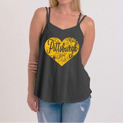 Pittsburgh Heart Women's Strappy Tank