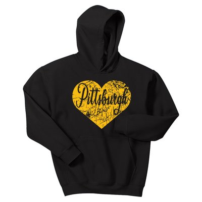 Pittsburgh Heart Kids Hoodie