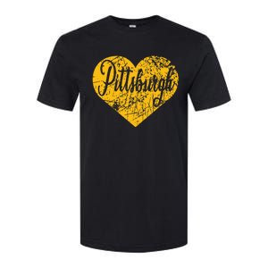 Pittsburgh Heart Softstyle CVC T-Shirt