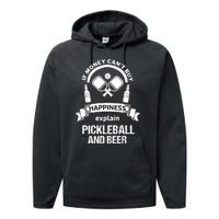 Pickleball Happiness Performance Fleece Hoodie