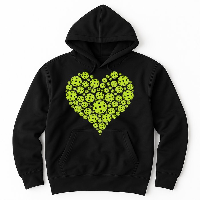 Pickleball Heart Professional Pickleball Game Hoodie