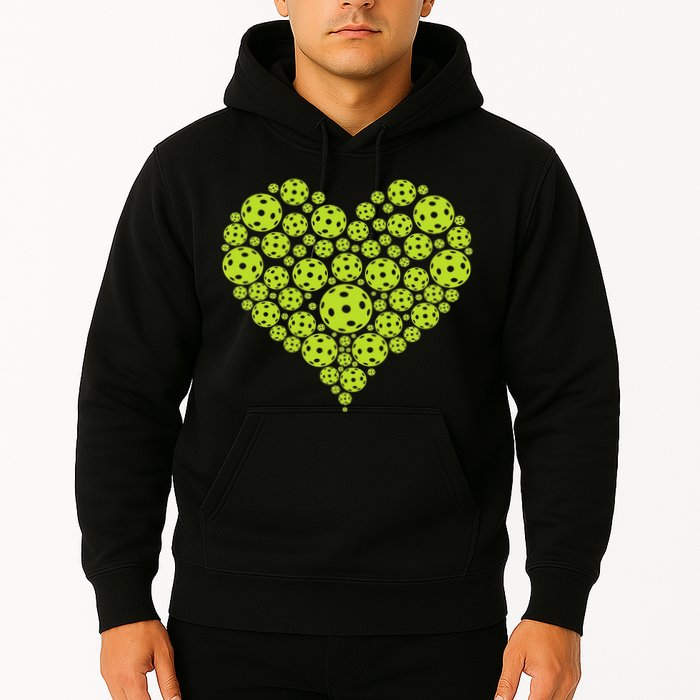 Pickleball Heart Professional Pickleball Game Hoodie