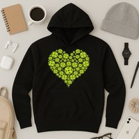 Pickleball Heart Professional Pickleball Game Hoodie