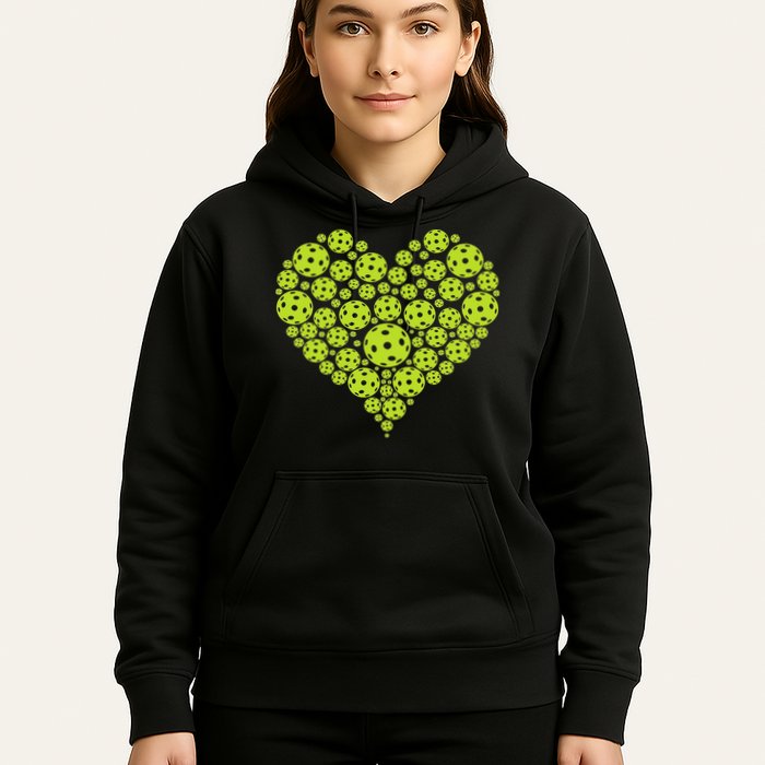 Pickleball Heart Professional Pickleball Game Hoodie