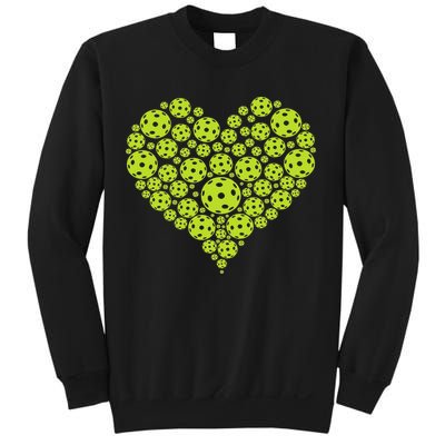 Pickleball Heart Professional Pickleball Game Sweatshirt