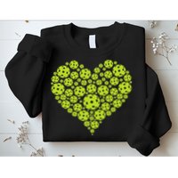 Pickleball Heart Professional Pickleball Game Sweatshirt