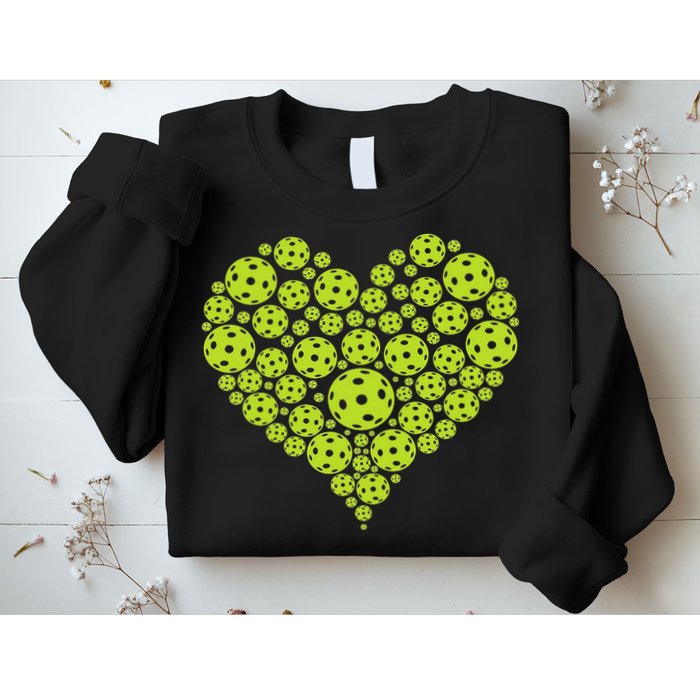 Pickleball Heart Professional Pickleball Game Sweatshirt