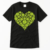 Pickleball Heart Professional Pickleball Game Tall T-Shirt