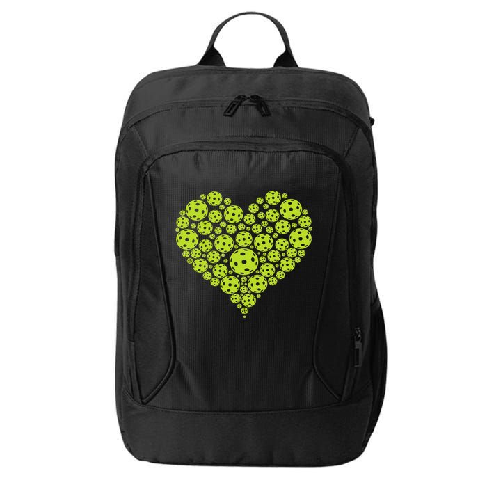 Pickleball Heart Professional Pickleball Game City Backpack