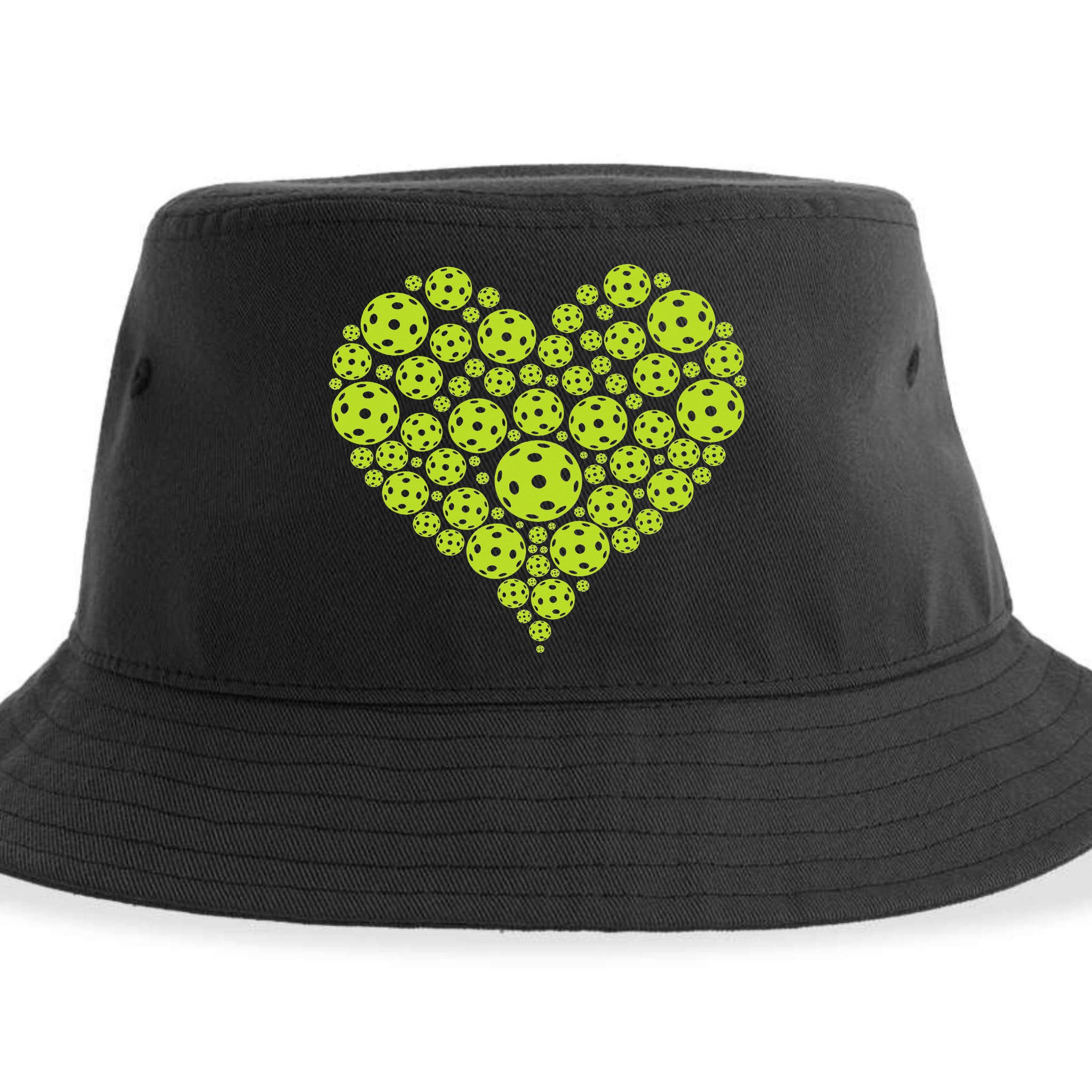 Pickleball Heart Professional Pickleball Game Sustainable Bucket Hat