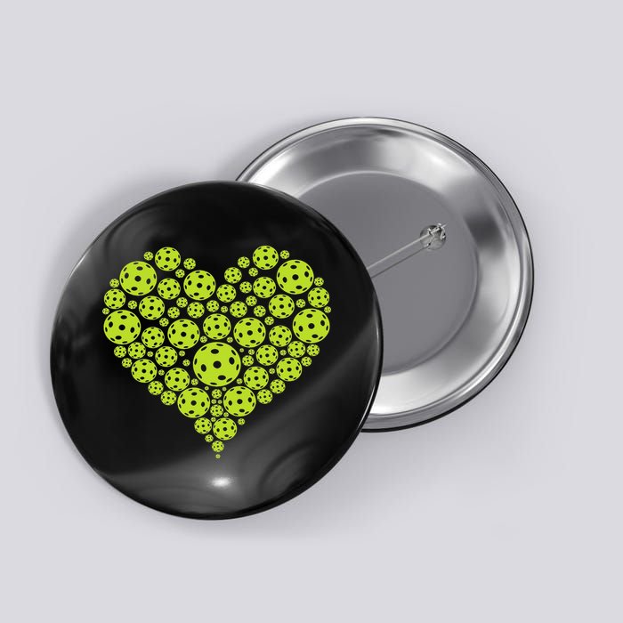 Pickleball Heart Professional Pickleball Game Button