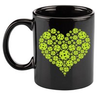 Pickleball Heart Professional Pickleball Game 11oz C Handle Ceramic Mug