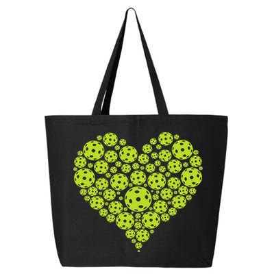 Pickleball Heart Professional Pickleball Game 25L Jumbo Tote