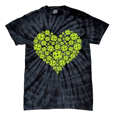 Pickleball Heart Professional Pickleball Game Tie-Dye T-Shirt