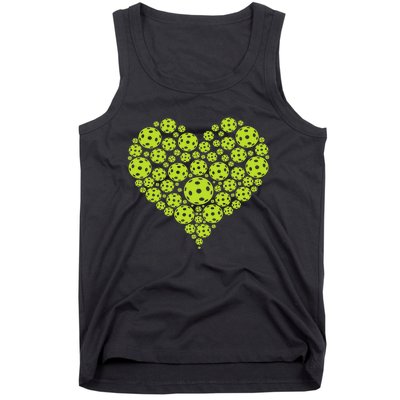 Pickleball Heart Professional Pickleball Game Tank Top