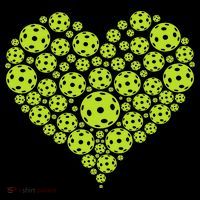 Pickleball Heart Professional Pickleball Game Tank Top