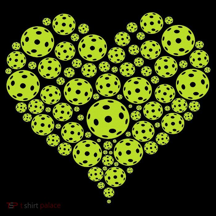 Pickleball Heart Professional Pickleball Game Tank Top