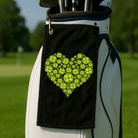 Pickleball Heart Professional Pickleball Game Golf Towel