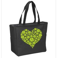 Pickleball Heart Professional Pickleball Game Zip Tote Bag