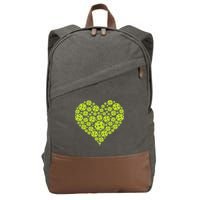 Pickleball Heart Professional Pickleball Game Cotton Canvas Backpack