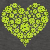 Pickleball Heart Professional Pickleball Game Vector Backpack