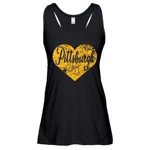 Pittsburgh Heart Ladies Essential Flowy Tank