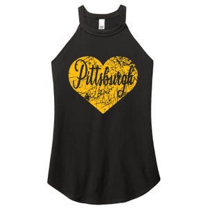 Pittsburgh Heart Women's Perfect Tri Rocker Tank