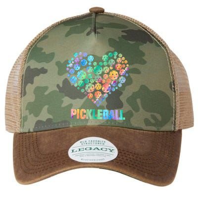 Pickleball Heartpickleball Legacy Tie Dye Trucker Hat