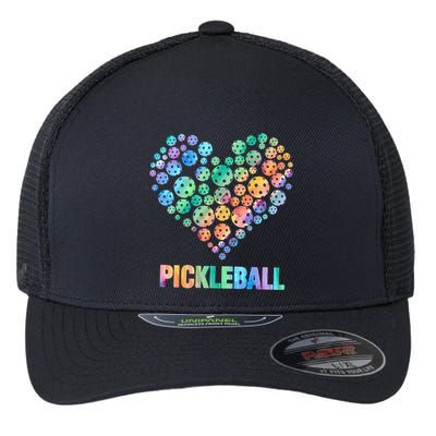 Pickleball Heartpickleball Flexfit Unipanel Trucker Cap