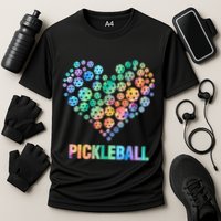 Pickleball Heartpickleball Cooling Performance Crew T-Shirt