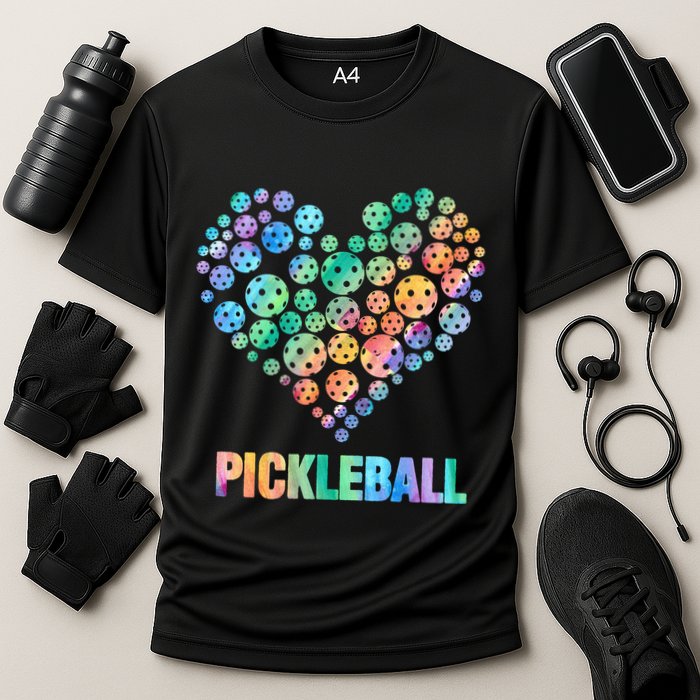 Pickleball Heartpickleball Cooling Performance Crew T-Shirt