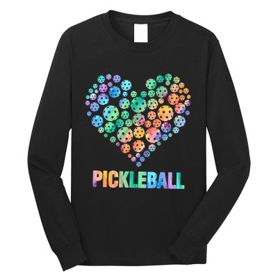 Pickleball Heartpickleball Long Sleeve Shirt