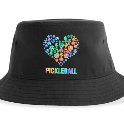 Pickleball Heartpickleball Sustainable Bucket Hat