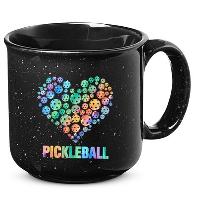Pickleball Heartpickleball 15oz Campfire Ceramic Mug