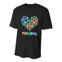 Pickleball Heartpickleball Youth Performance Sprint T-Shirt