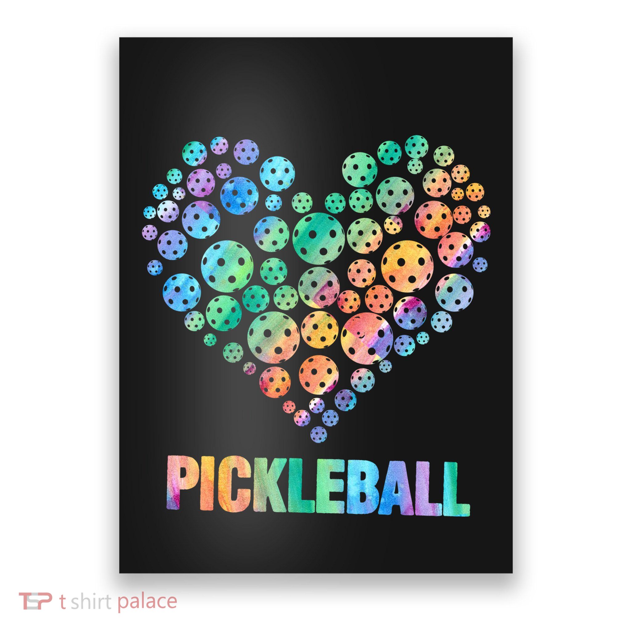 Pickleball Heartpickleball Poster