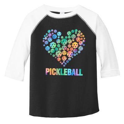 Pickleball Heartpickleball Toddler Fine Jersey T-Shirt