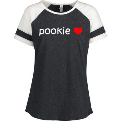 Pookie Heart Enza Ladies Jersey Colorblock Tee