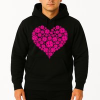 Pickleball Heart Pickleball Game Marker Players Hoodie