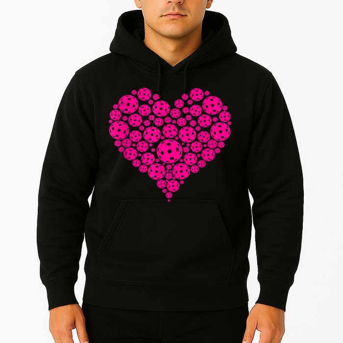 Pickleball Heart Pickleball Game Marker Players Hoodie