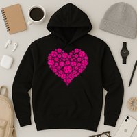 Pickleball Heart Pickleball Game Marker Players Hoodie