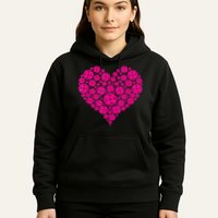 Pickleball Heart Pickleball Game Marker Players Hoodie