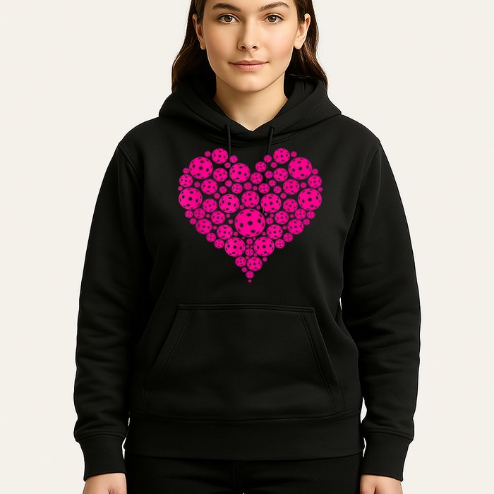 Pickleball Heart Pickleball Game Marker Players Hoodie