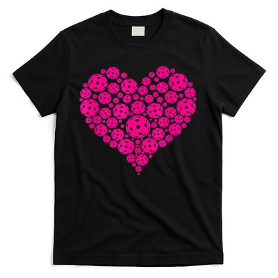 Pickleball Heart Pickleball Game Marker Players T-Shirt
