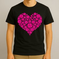 Pickleball Heart Pickleball Game Marker Players T-Shirt