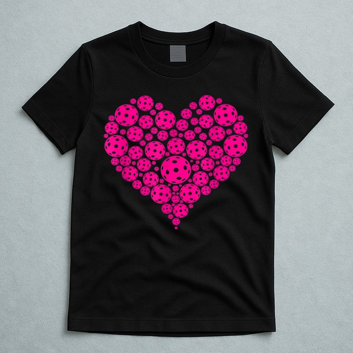 Pickleball Heart Pickleball Game Marker Players T-Shirt