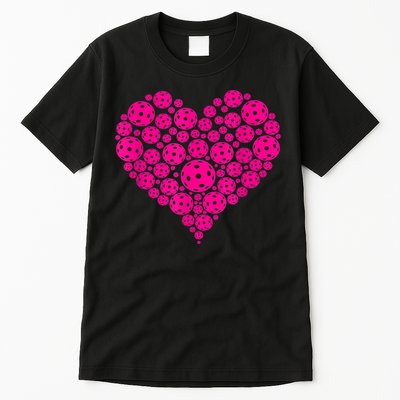 Pickleball Heart Pickleball Game Marker Players Tall T-Shirt