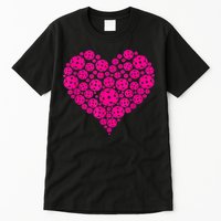 Pickleball Heart Pickleball Game Marker Players Tall T-Shirt