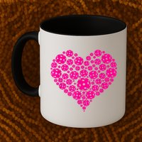 Pickleball Heart Pickleball Game Marker Players Mug