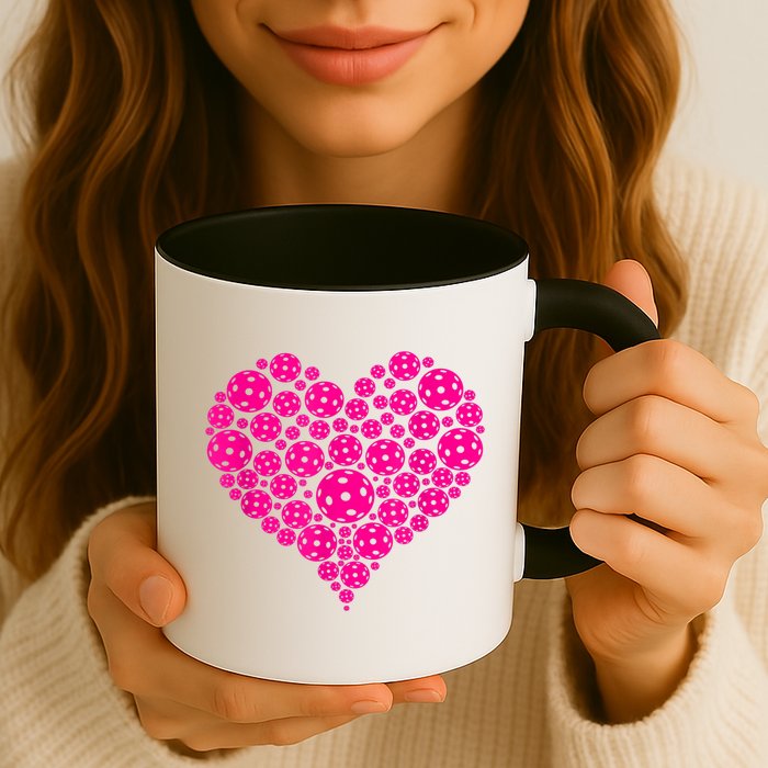 Pickleball Heart Pickleball Game Marker Players Mug